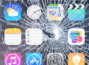 Broken Cracked Screen Wallpapers For iPhone, iPad or Tablets