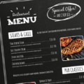 Free Simple Menu Templates For Restaurants, Cafes, And Parties