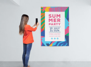 Free Poster And Flyer Templates - Clean, Simple, And Minimalist