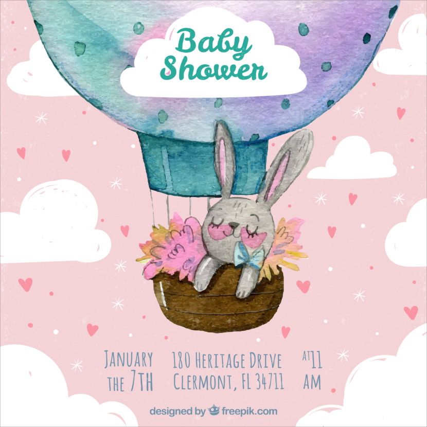 Baby Shower Invitation Template
