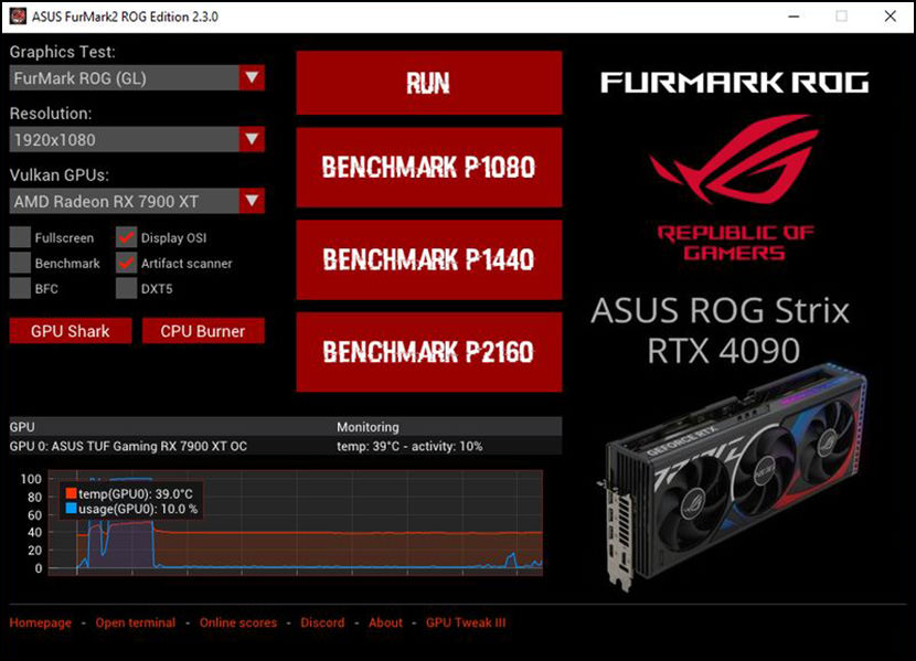 FurMark2 ROG Edition