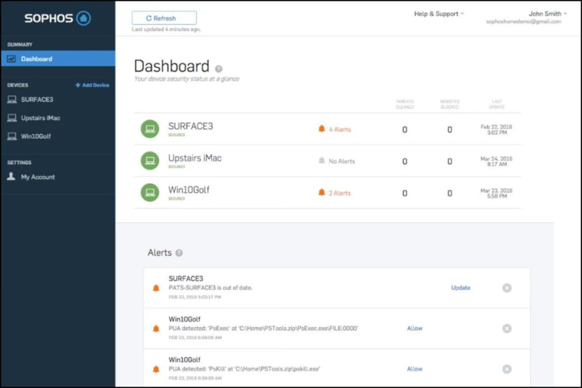 Sophos Home macOS